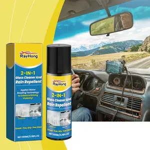 Rayhong Auto Glass Cleaner Anti-fog 2-in-1 Windshield Cleaner & Shine Degreaser Anti-fogger