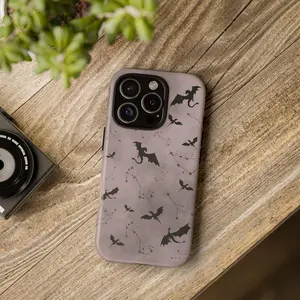 Fourth Wing Inspired Phone Case | Fourth Wing Dragon Premium Film 2 in 1 Phone Case - Durable, Shock Absorbing and Stylish Protection - Compatible with iPhone 16, 15, 14, 13, 12, 11, Plus, Pro, Pro Max, Perfect birthday gift for friends.
