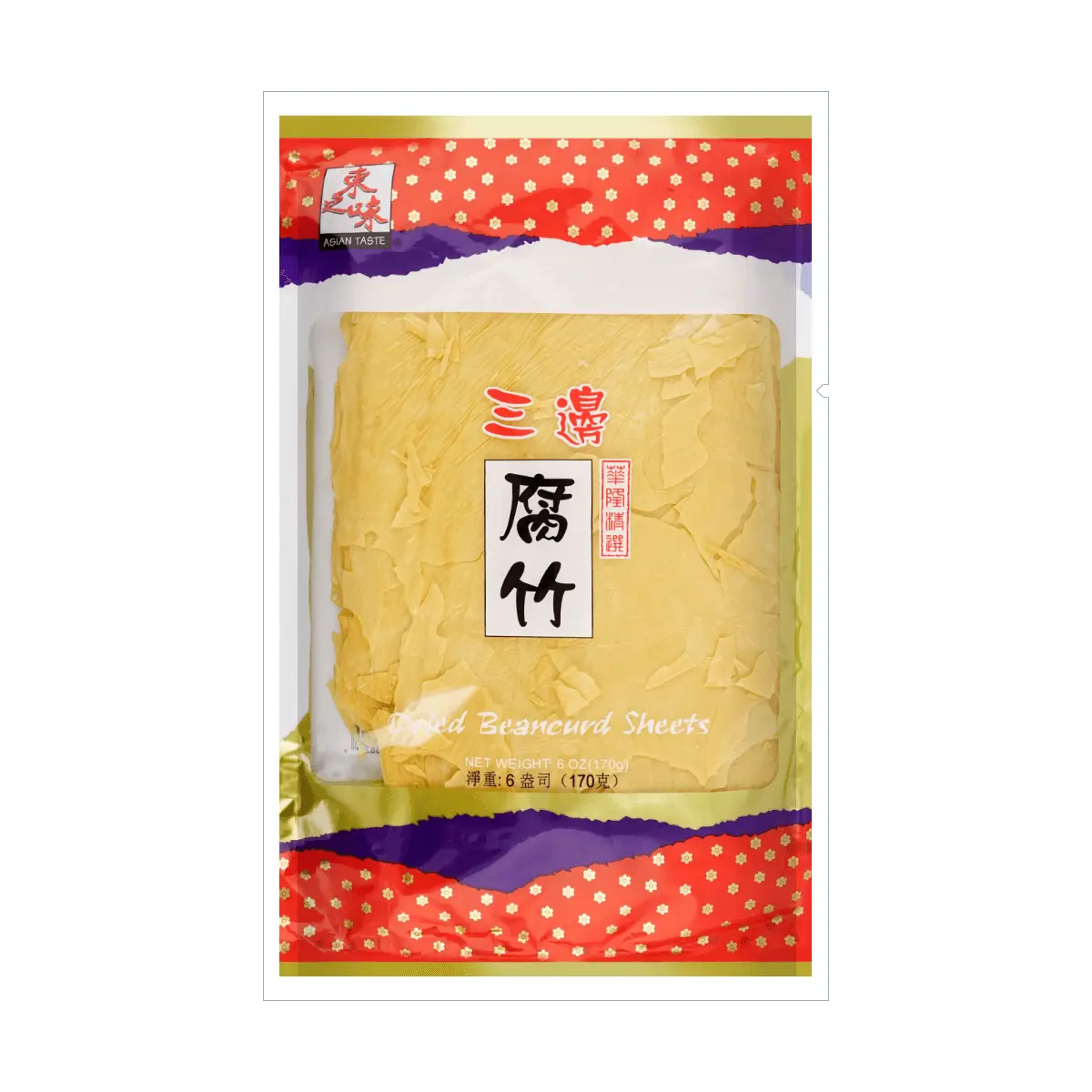 ASIAN TASTE Dried Beancurd Sheet 170g