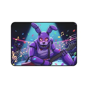 Bonnie FNAF  Desk Mat - Five Nights at Freddy's Gaming Mousepad - Vibrant Cel-Shaded Desk Decor - Large XL Mouse Pad - Gift for Gamers