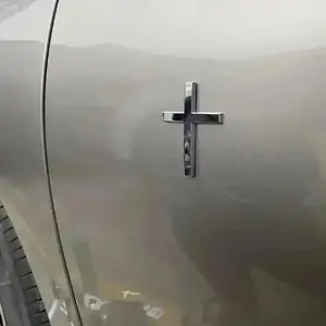 Yitap 3D Cross Sticker for Cars, High-Quality Christian Car Accessory, Perfect Universal Decal for Suvs & Motorcycles, Car Decals