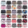 Women's Morvia 10-Pack Random Prints Boyshorts, Soft Comfortable Stretch Elastic-Waist Underwear for All-Season, Casual Fitted Design Fashion Comfy Underwear, Casual Comfy Panty, Daily Casual Underwear