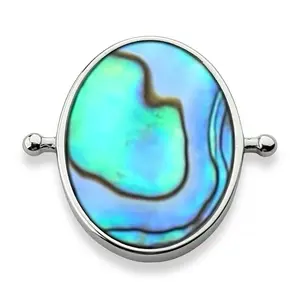Abalone Shell Oval Crystal Element