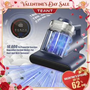 High-Power Mattress Vacuum Cleaner with UV-C Sterilization & 149°F Heat Treatment, Dual-Cup Dust Mite Remover with HEPA Filter, 16Kpa Strong Suction for Beds, Couches, Carpets – Includes Aroma Tablet & LED Display Deep Cleaning Machine Home Cleaning Tool