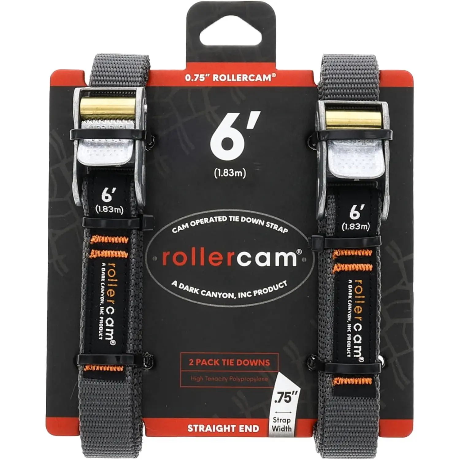 0.75" Rollercam Straight End (2-Pack) (6 Foot) 0.75" Rollercam Straight End (2-Pack) (6 Foot)