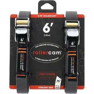 0.75" Rollercam Straight End (2-Pack) (6 Foot)
