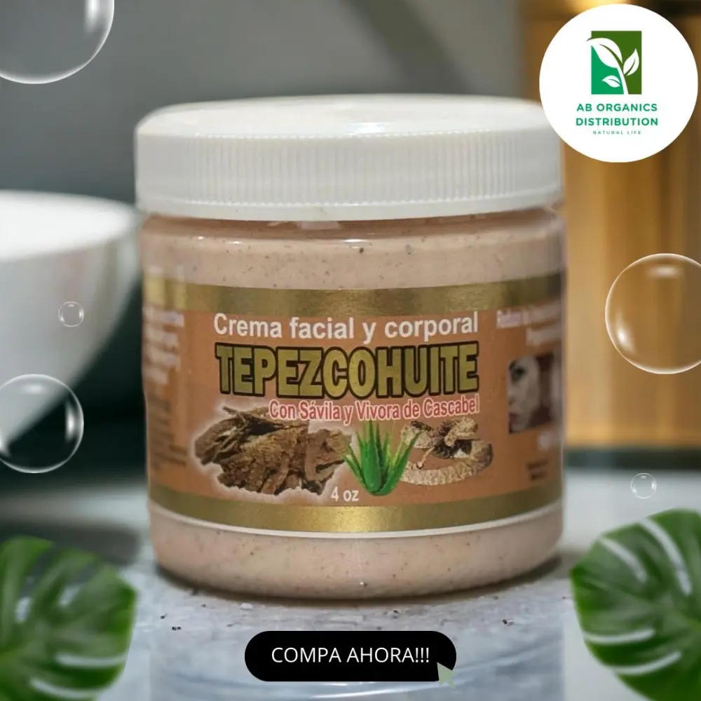 Crema Facial y Corporal de Tepezcohuite Lightweight Moisture Organic