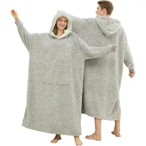 Snuggy Hooded Blanket for Adult, Wearable Blanket Hoodies for & Men Warm Cozy Sweatshirt with Giant