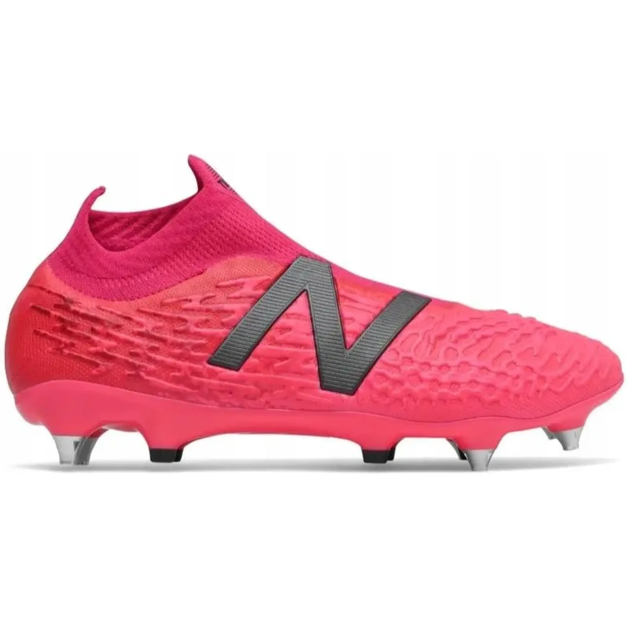 New Balance Tekela V3+ Pro SG 2E Wide Alpha Pink Soft Ground Soccer Cleats Football Boots Wide Fit Lace-Up Performance Shoes Synthetic Upper Removable Studs Lightweight Control Cleats Enhanced Ball Touch Adult Unisex Football Boots