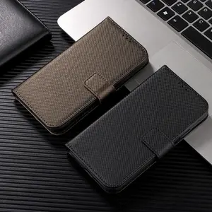 Vegan Leather Flip Phone Case, Stain-Resistant, Compatible with Infinix Gt 50 Pro 5g X6891, Multi-Functional with Card Slot and Lanyard