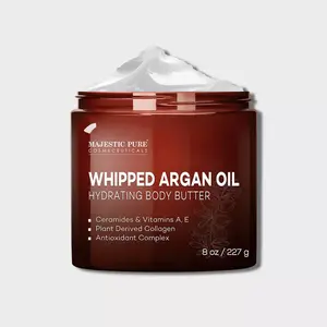Whipped Argan Oil Body Butter, Hydrating Body Care Moisturizer - 8 oz