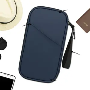 Travel Card Storage Bag, Portable Waterproof Dual-Layer Organizer, Fashion Handbag, Large Capacity, Travel Document Holder, Perfect Gift for Women Men Friends