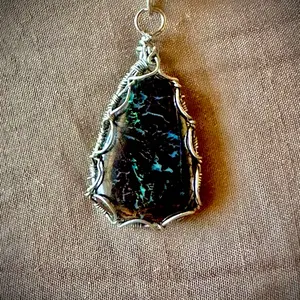 Natural Australian opal crystal pendant/necklace