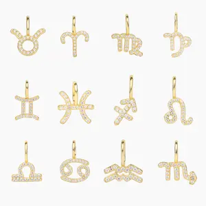 Pave Zodiac Sign Charm