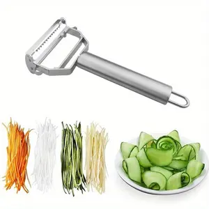 Kitchen Three-In-One Stainless Steel Grater, Multifunctional Cheese Slicer, Home Carrot Slicer, Durable Kitchen Tool