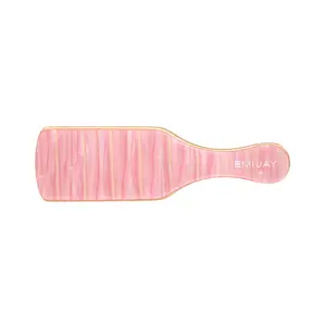 Emi Jay Mini Boar Bristle Bamboo Hair Brush in Lychee Baby