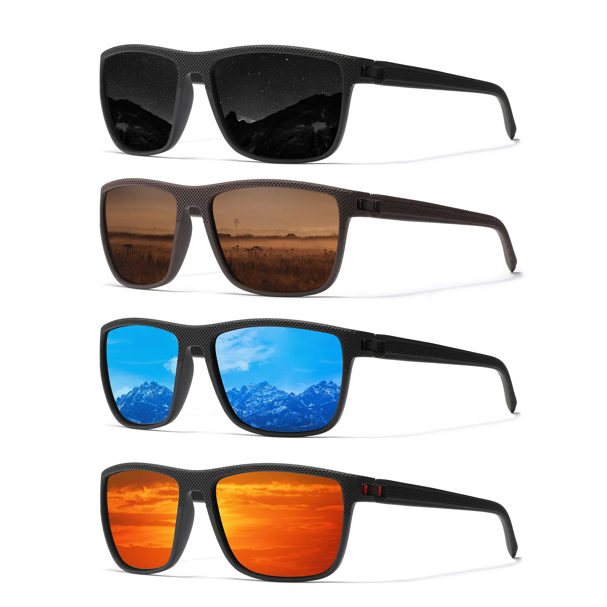 Black Brown Blue Red