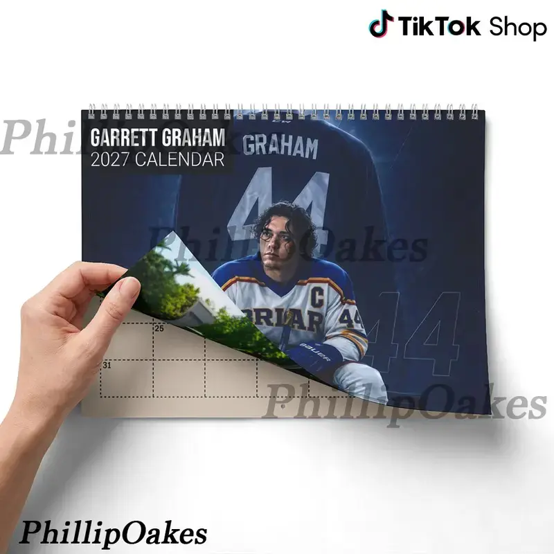 Garrett Graham Off Campus Romance Wall Calendar 2027 | Calendar for Garrett Graham Lover 270gsm Premium Paper 11x8.5 & 14x11.5 Inches Eco-Friendly Design
