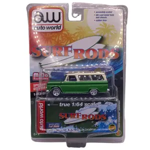 Auto World 1965 Chevrolet Suburban Diecast green