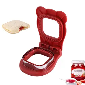 Sandwich Cutter and Sealer Decruster Sandwich Maker Square Sandwich Uncrustable Cutter for Breakfast and lunchboxes
