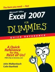 USED-Excel 2007 For Dummies Quick Reference by Walkenbach, John (Paperback)