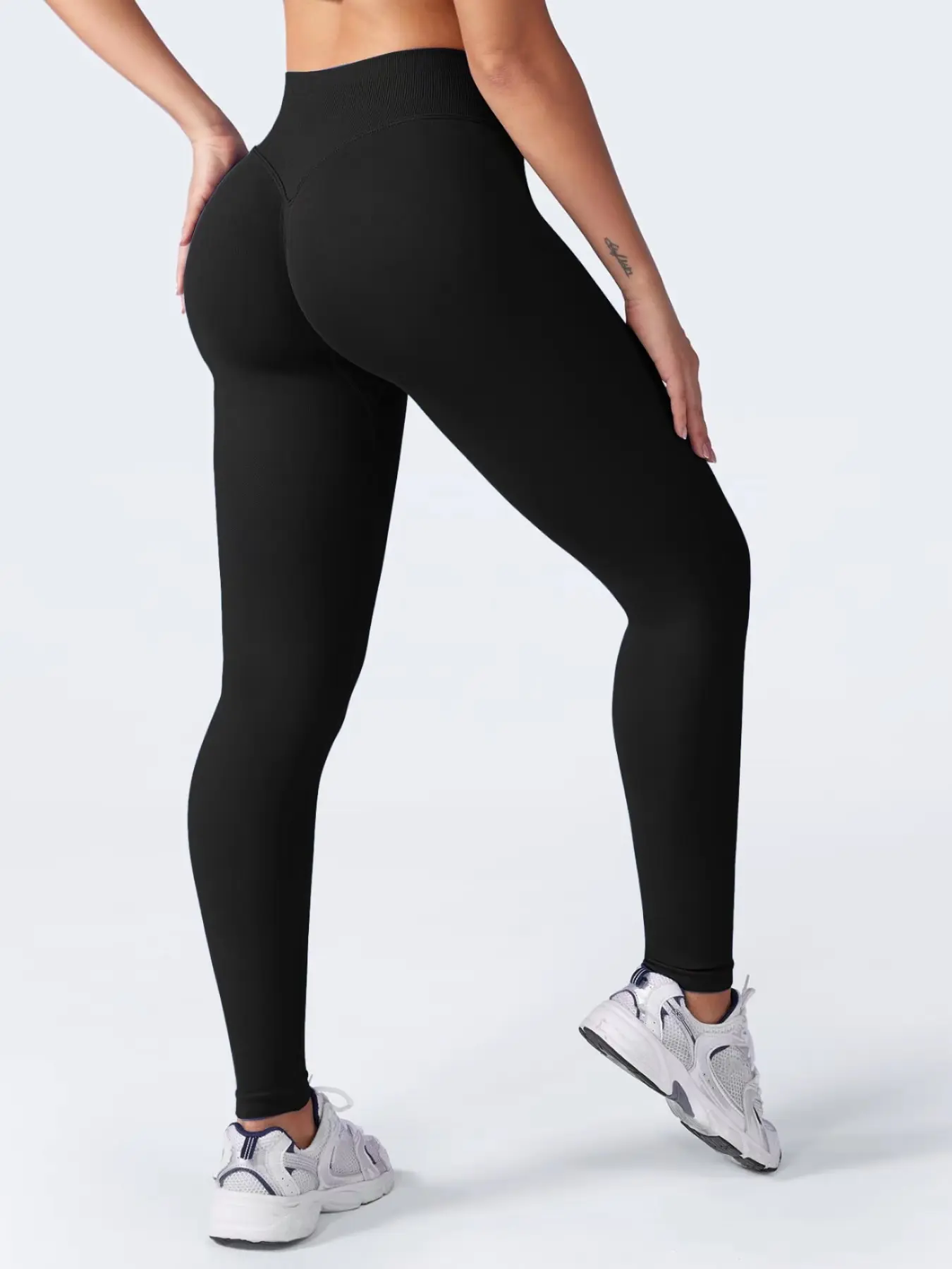 Women's Seamless High Elasticity Sport Yoga Pants, Compression Fitness Tights, High Waist Shaping Workout Leggings, Outdoor Indoor Wear, High Stretch Bottoms, High Stretch Leggings, Activewear For Yoga