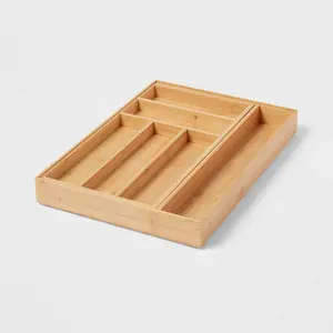 Bamboo 7 Compartment Drawer Organizer