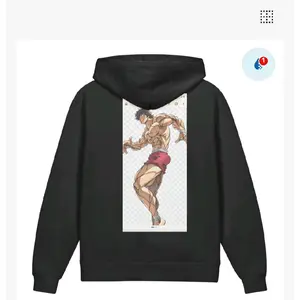 Baki Hoodie for Inspired Anime Legends Menswear Gym Wear for Motivated Individuals Push Past Limits Physically Mentally and Spiritually