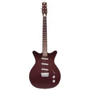 Danelectro '59 Triple Divine Electric Guitar Dark Burgundy