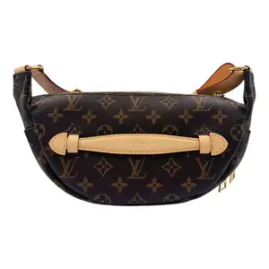 Pre-owned Louis Vuitton Coated Canvas Belt Bags Classic Monogram Bumbag Microchipped