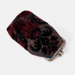 Burnout Velvet Revival Sephia Carpet Eyeglasses Case