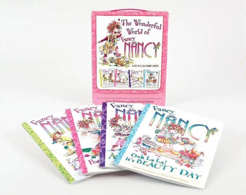 Fancy Nancy: The Wonderful World of Fancy Nancy: 4 Books in 1 Box Set! (Fancy Nancy) by Jane O'Connor||Robin Preiss Glasser [Paperback Book]