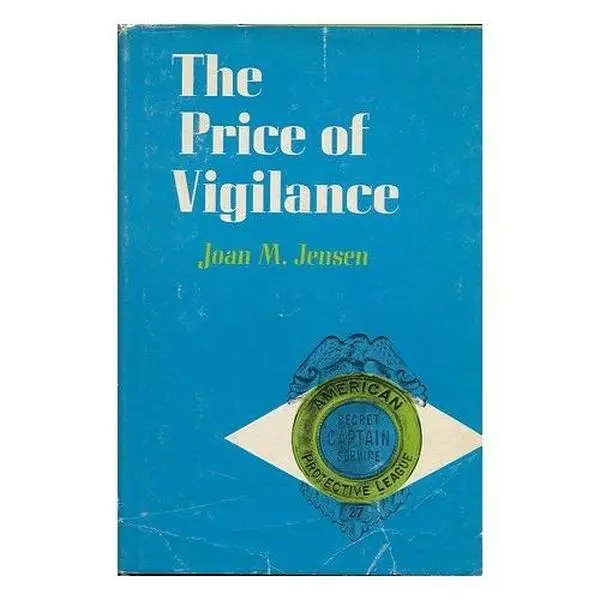 USED Book - The Price of Vigilance by Joan M. Jensen (Hardcover) - english