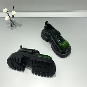 Casual thick-soled shoes, British style, multifunctional, lightweight single shoe, classic, fashionable, minimalist