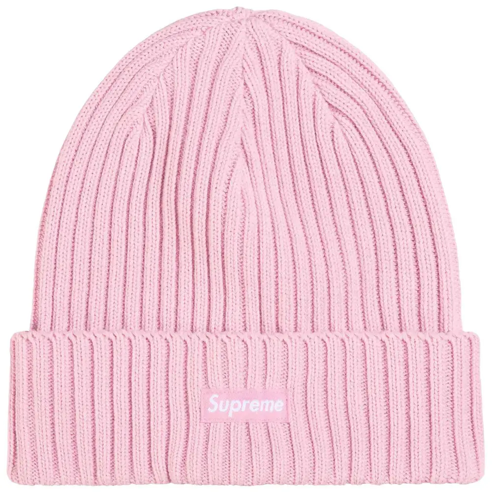 Supreme Overdyed Beanie (SS26) Pink