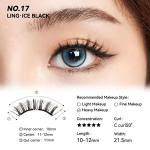 Soft Magnetic False Eyelashes Natural Style, Makeup, Suitable for Most Occasions, One Box, Non-Flammable, No Ca Prop 65 Warning