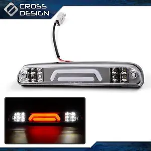 CROSSDESIGN LED Third 3rd Brake Light Clear Fits 1999-16 Ford F250 F350 Super Duty Cargo
