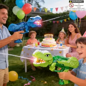Dinosaur Water Sprinkler with LED Lights, Automatic Water Spray Toy for Kids & Adults, Summer Outdoor Fun, Easter, April Fools, Day