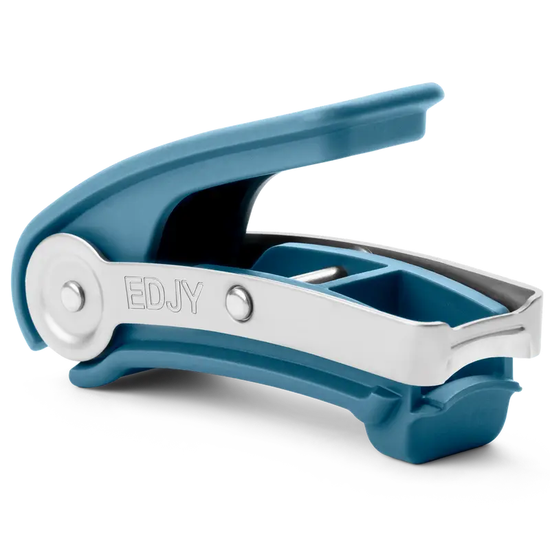 EDJY Stainless Steel Single Blade Toenail Cutter - Nail Care Tool for Feet with Smooth Trim, Clean Cuts and No Crushed Nails