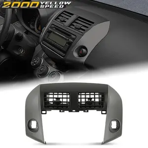 Fit For 2006-2012 Toyota Rav4 Center Dash A/C Heater Air Vent Cover Trim Bezel