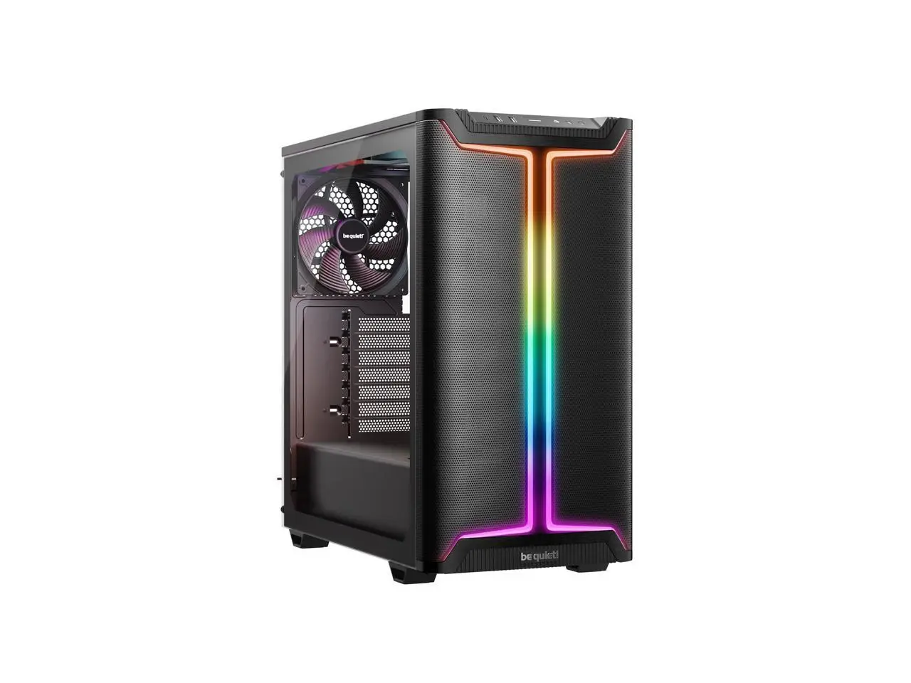 be quiet! PURE Base 501 DX BGW76 Black ABS / Steel / Tempered Glass ATX Mid Tower Cases (Computer Cases - ATX Form)