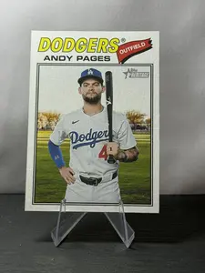2026 Topps Heritage Andy Pages Los Angeles Dodgers Near Mint or Better
