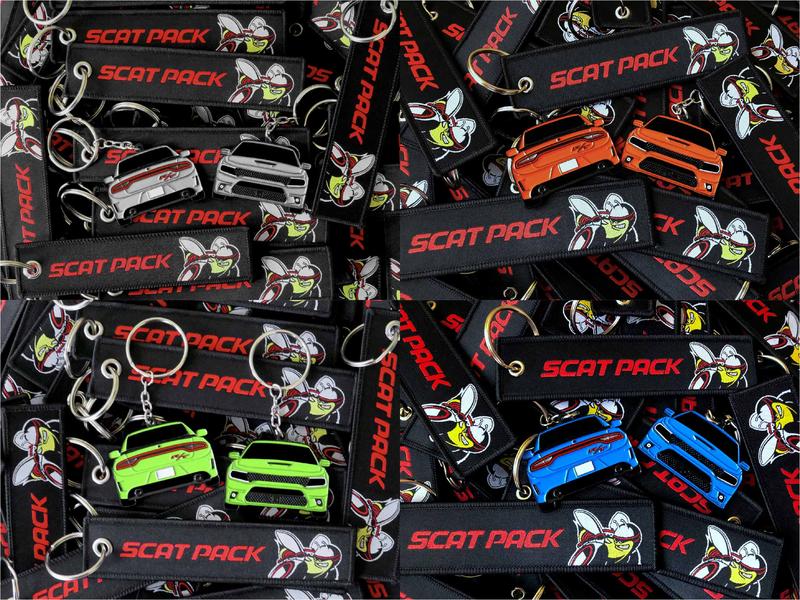 Keychain Jet Tag For Scatpack Key Ring Makes For A Unique and Cool Gift For Car Guys, Fans, Enthusiasts Dad, Friend, Him, Her & More