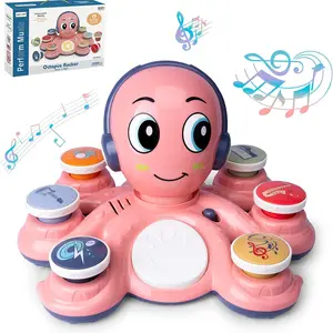 Interactive Octopus Musical Toy for Babies, Educational Early Learning Instrument for Toddlers, Engaging Preschool Development Gift for Boys & Girls