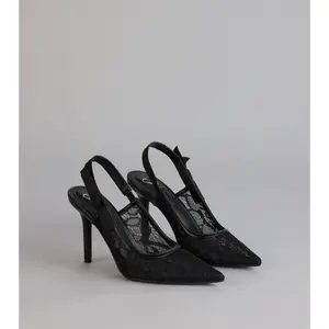 Delicate Drama Stiletto Slingback Pumps Delicate Drama Stiletto Slingback Pumps