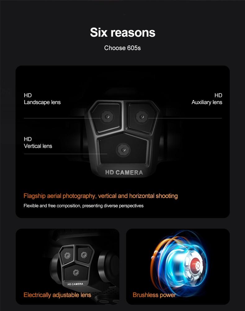 Drone with Camera, HD FPV Foldable Drone for Kids, Adults and Beginners, Brushless Motor RC Quadcopter with Stable Hover, Gesture Selfie, Waypoint Flight, 3D Flips, One Key Start, Includes 2 Batteries optical flow obstacle avoidance