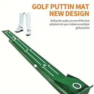 Portable Indoor Office Mini Golf Course, Compact Design, Durable Abs Material, Men's Golf Practice and Office Entertainment Accessory, Golf Accessories