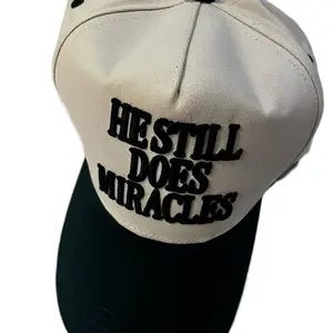 He Still Does Miracles Sacred Hat - Simple Text Design on Cap
