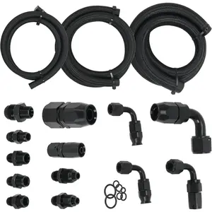 Power Steering Pump Hose Kit for GM LS Swap Pressure Return Line Universal