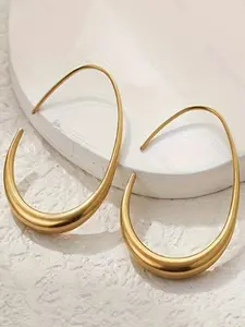 Women's Silver Color Spiral Hoop Earrings, Elegant Fashion Design, Perfect for Daily Wear & Parties, Unique Style Jewelry Gift, Fashionable Hoop Earrings